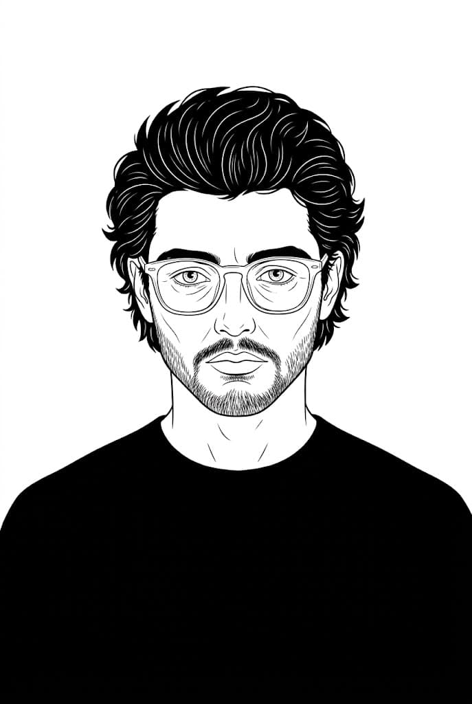 Portrait illustration of the persona Adrian Kessler